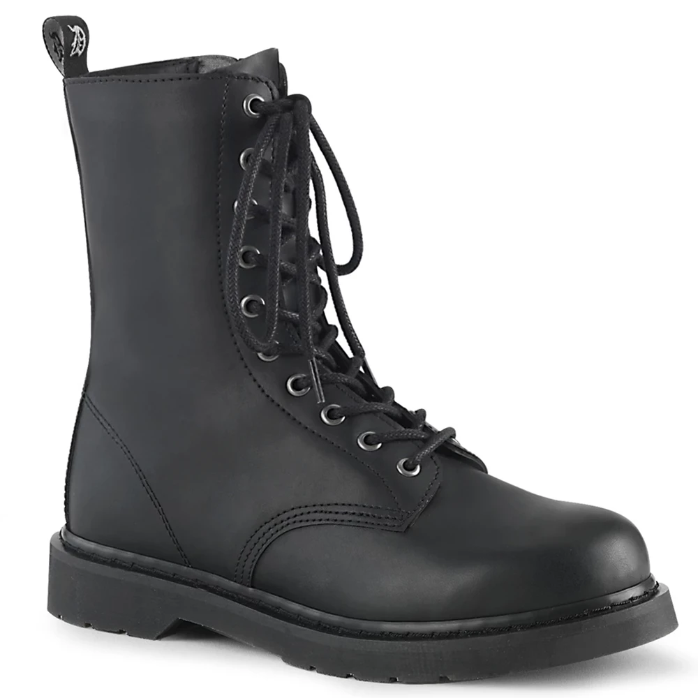 Homme Noir Bottines Demonia Bolt-200 - france VNO-0767264