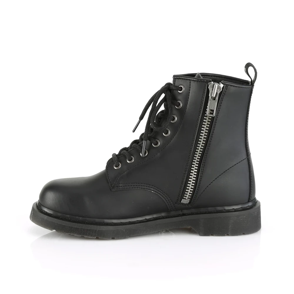 Homme Noir Bottines Demonia Bolt-100 - france YMM-9753790