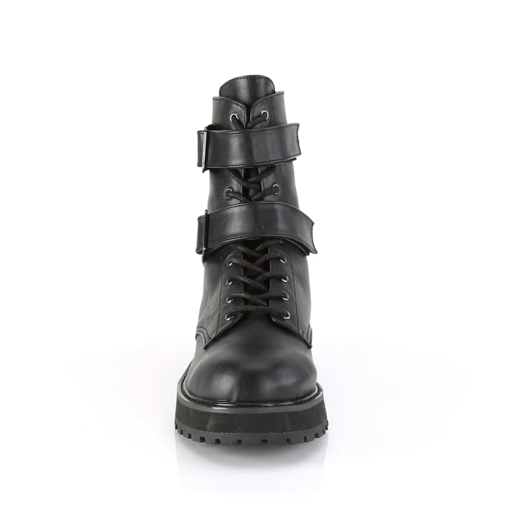 Homme Noir Bottines Demonia Valor-250 - france HBO-8867666