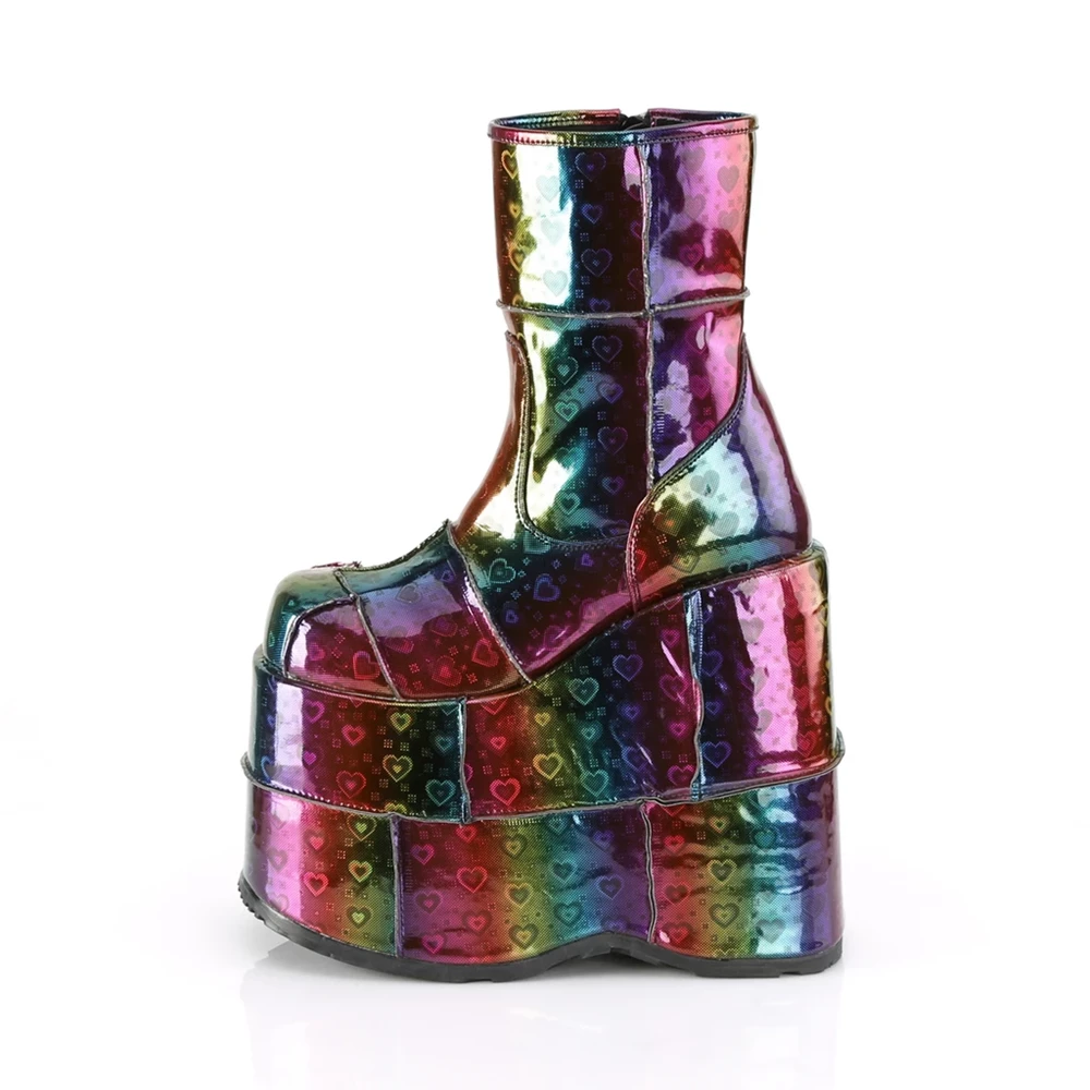 Homme Multicolore Bottines Demonia Stack-201 - france CMO-9190016