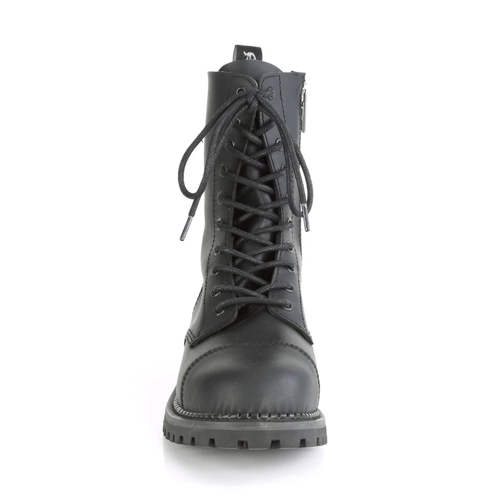 Homme Noir Bottines Demonia Riot-10 - france OLC-7466868