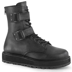 Homme Noir Bottines Demonia Valor-250 - france HBO-8867666