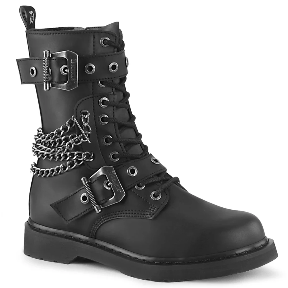 Homme Noir Bottines Demonia Bolt-250 - france LIF-5450569