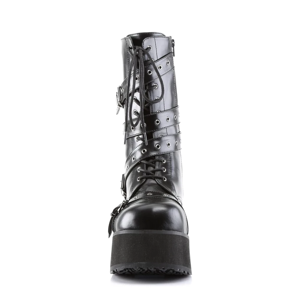 Homme Noir Bottines Demonia Trashville-205 - france JRC-2445603