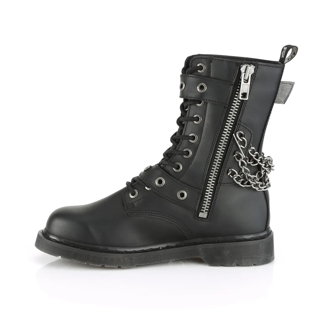 Homme Noir Bottines Demonia Bolt-250 - france LIF-5450569