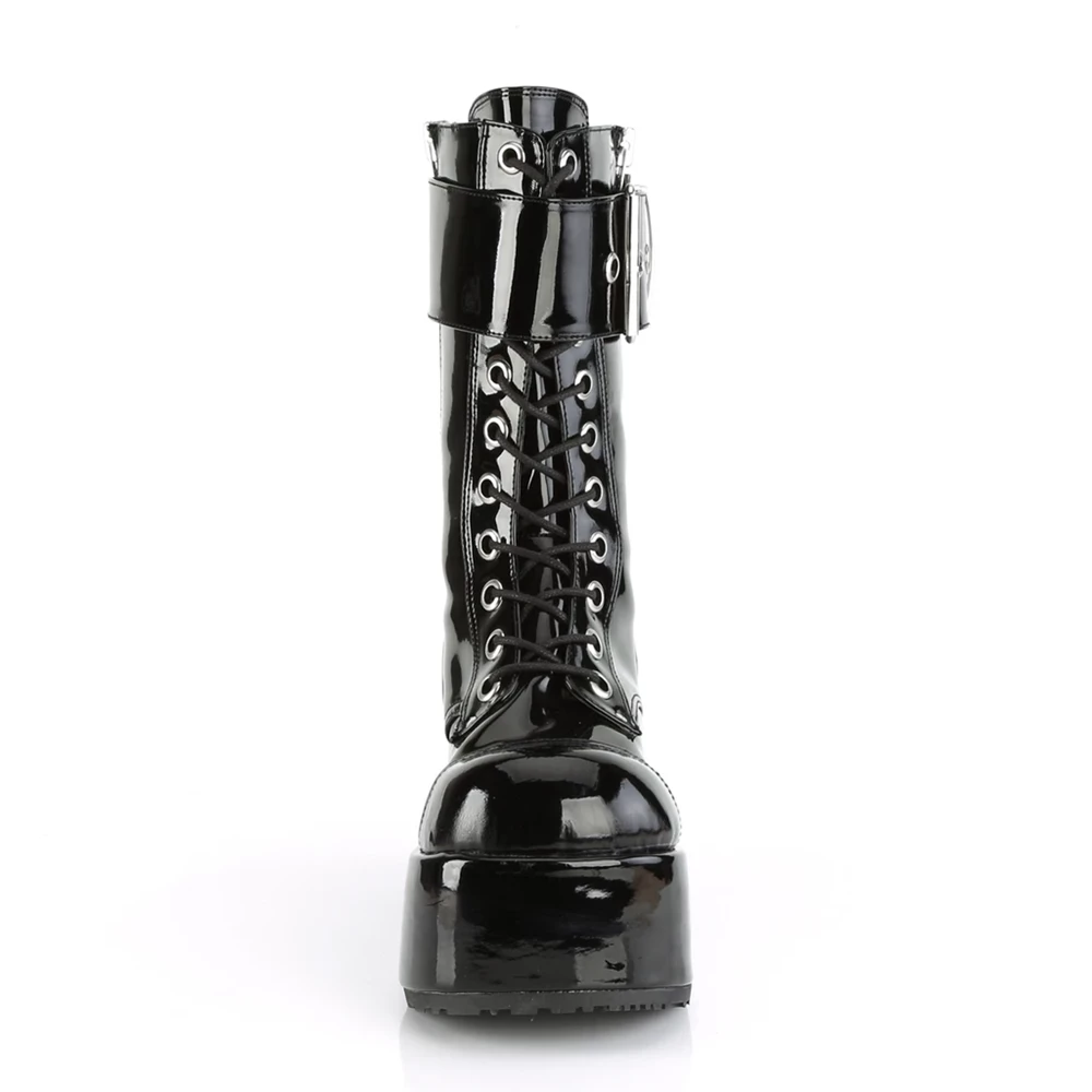 Homme Noir Bottines Demonia Petrol-150 - france TNK-9049307