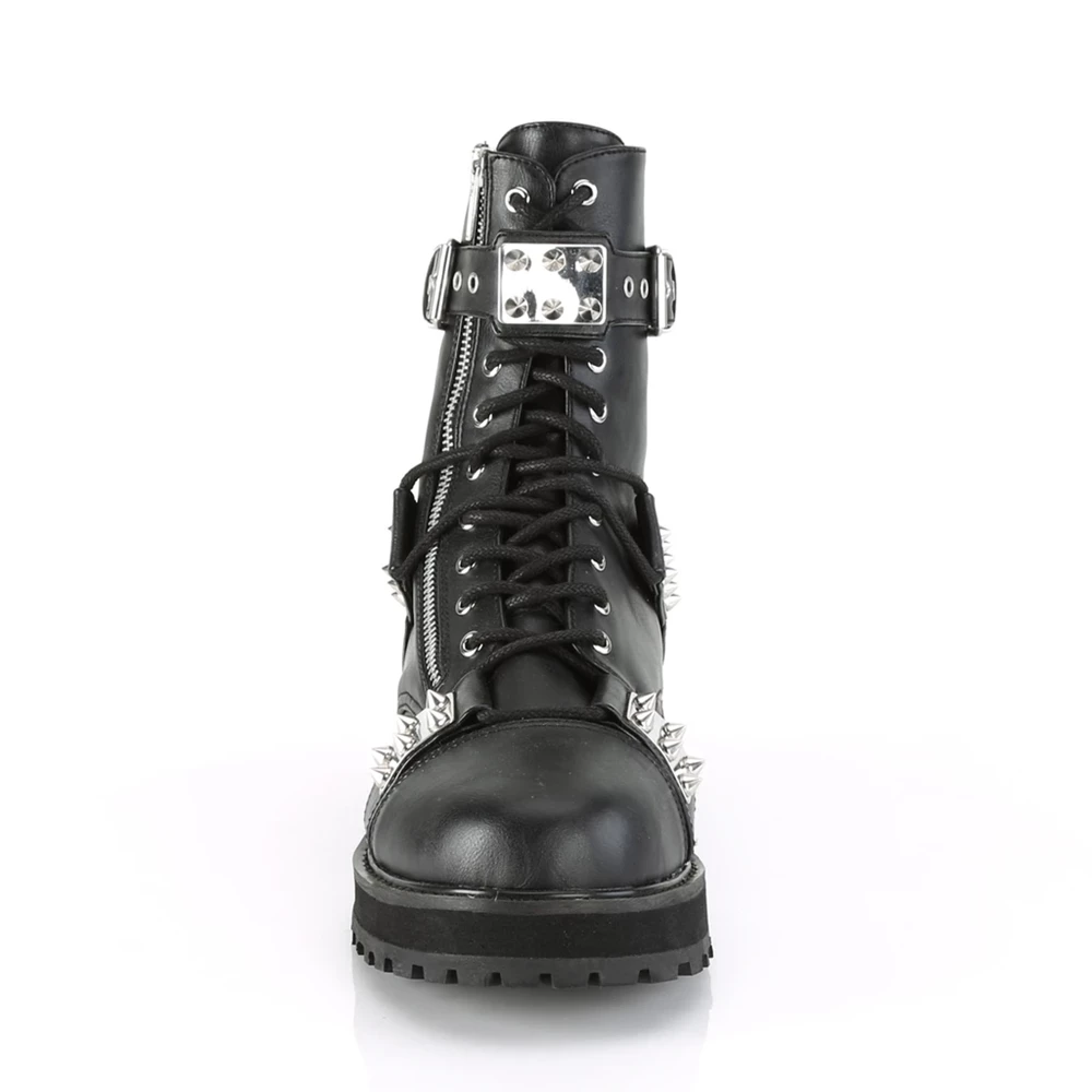 Homme Noir Bottines Demonia Valor-280 - france AXH-0781843