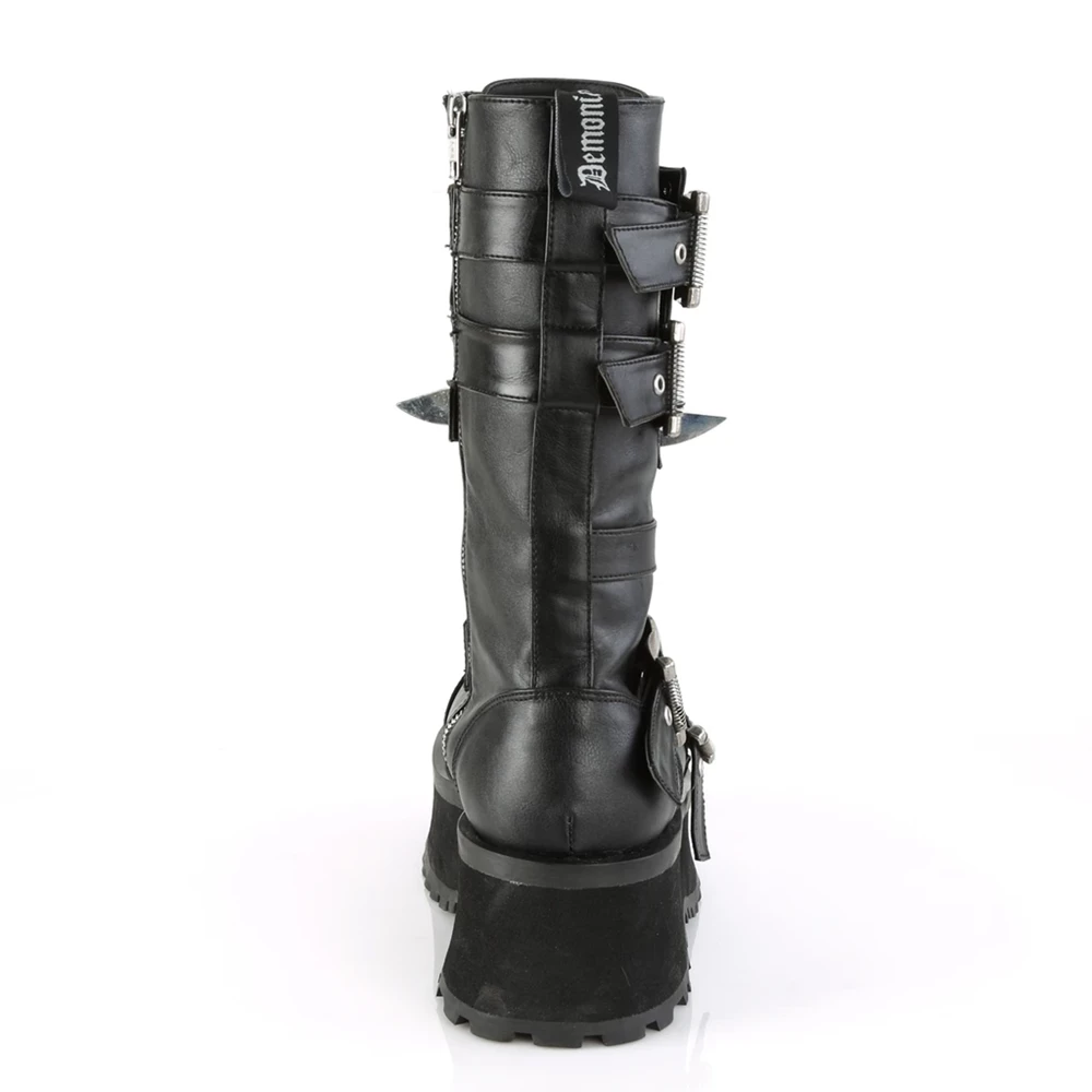 Homme Noir Bottines Demonia Gravedigger-250 - france BAA-9270391