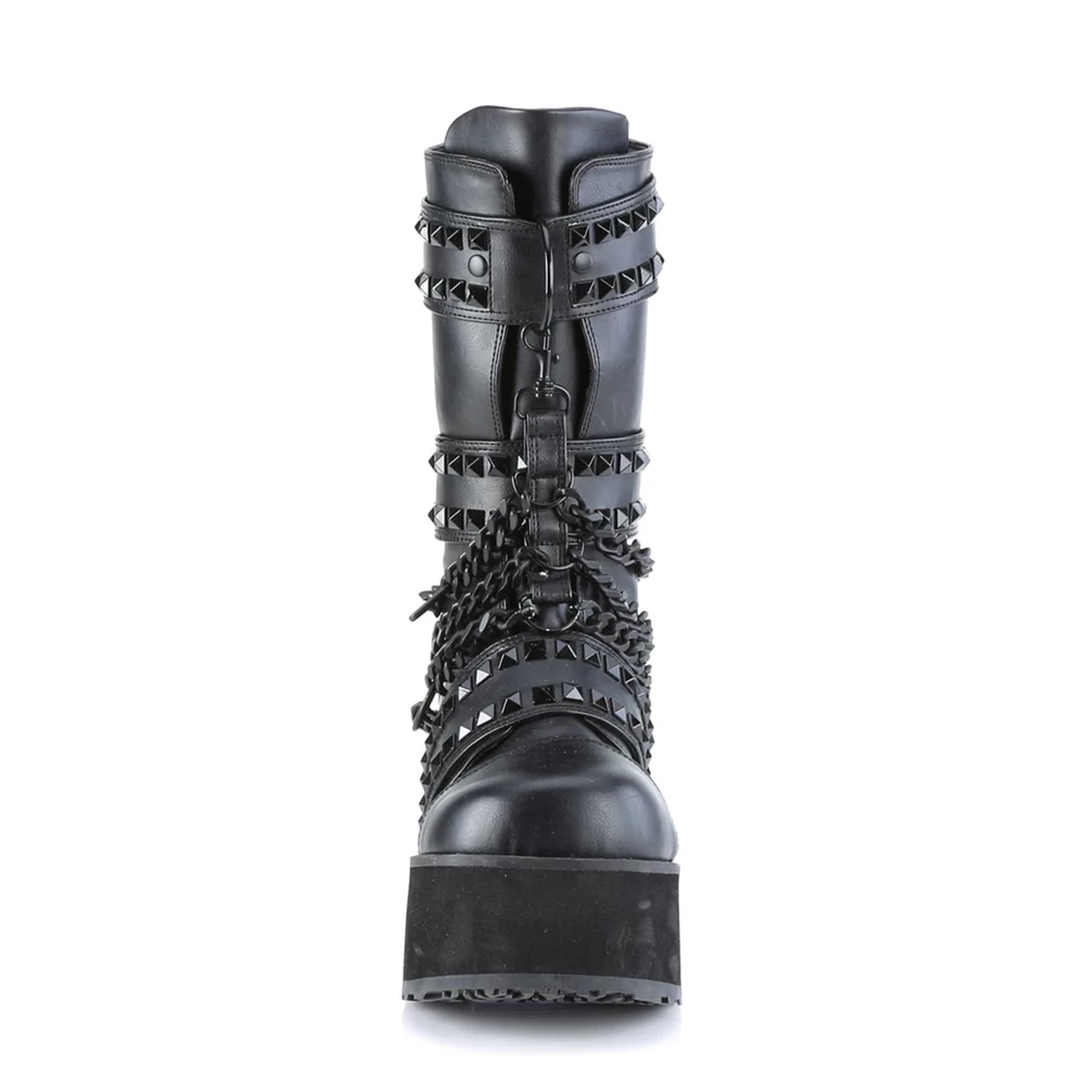 Homme Noir Bottines Demonia Trashville-138 - france UVD-4868534