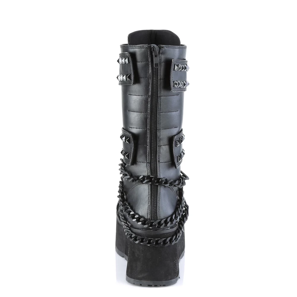 Homme Noir Bottines Demonia Trashville-138 - france UVD-4868534