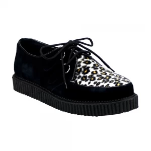 Homme Noir Chaussures Creepers Demonia Creeper-600 - france KXQ-5253493