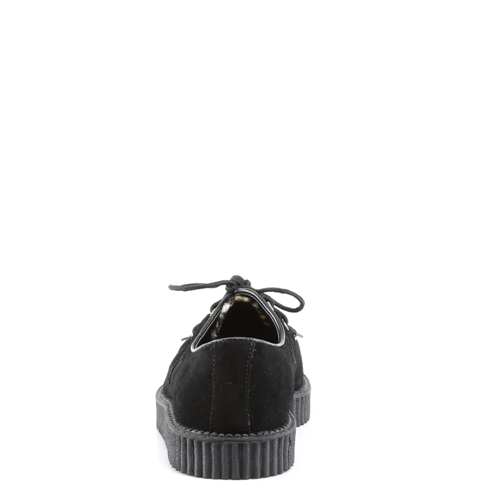 Homme Noir Chaussures Creepers Demonia Creeper-600 - france KXQ-5253493