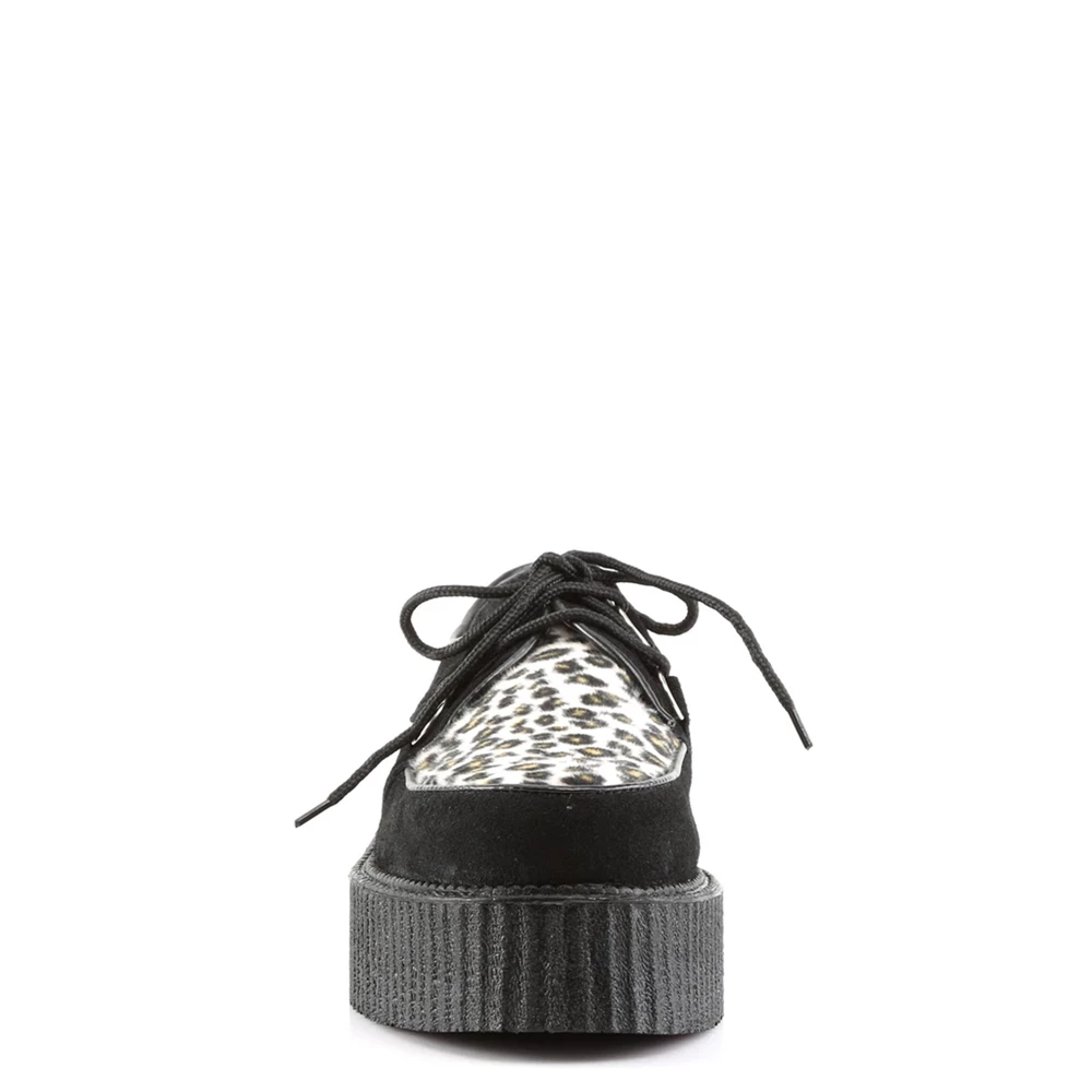 Homme Noir Chaussures Creepers Demonia Creeper-400 - france JDV-4314936