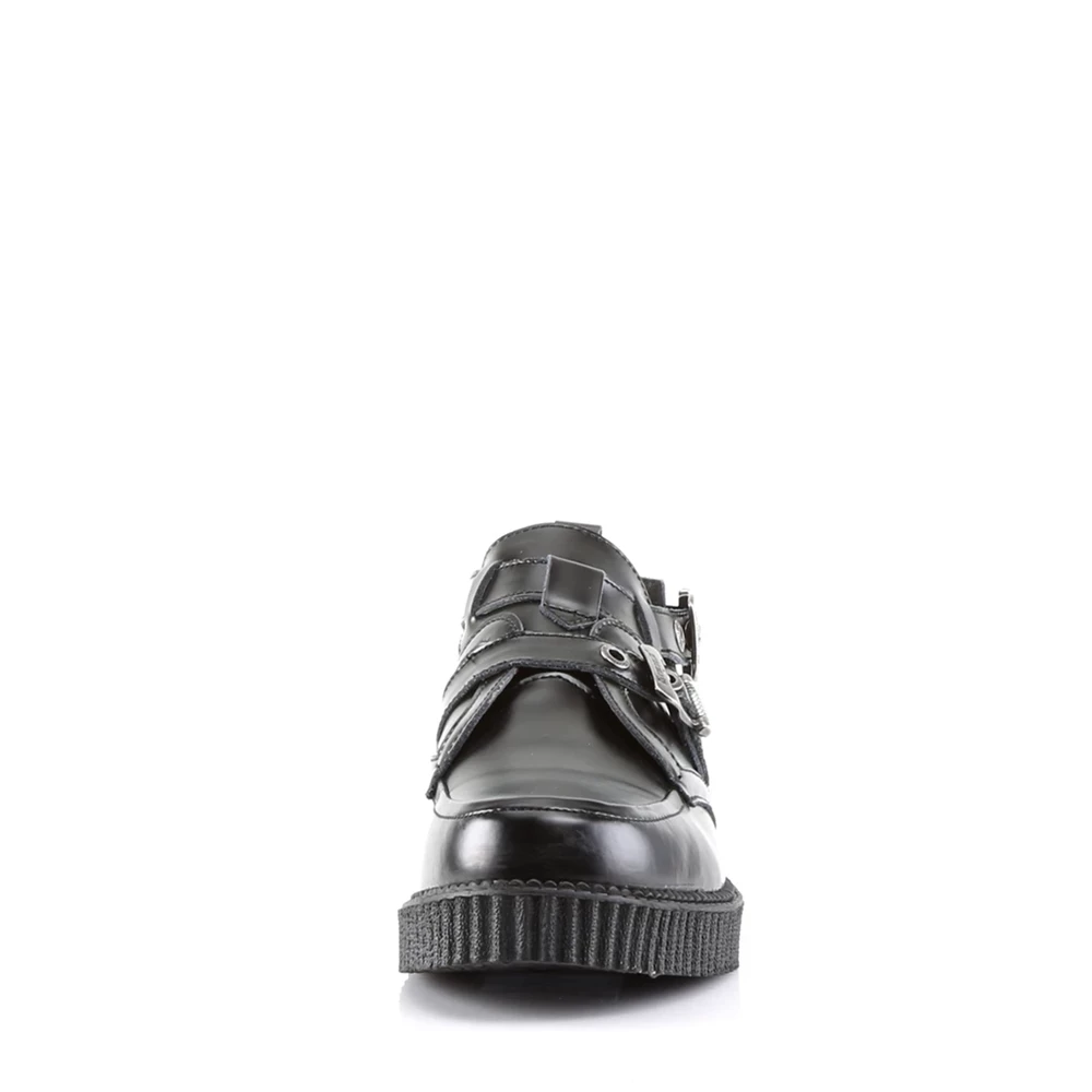 Homme Noir Chaussures Creepers Demonia Creeper-615 - france THN-8042473