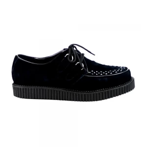 Homme Noir Chaussures Creepers Demonia Creeper-602S - france XZJ-6304395