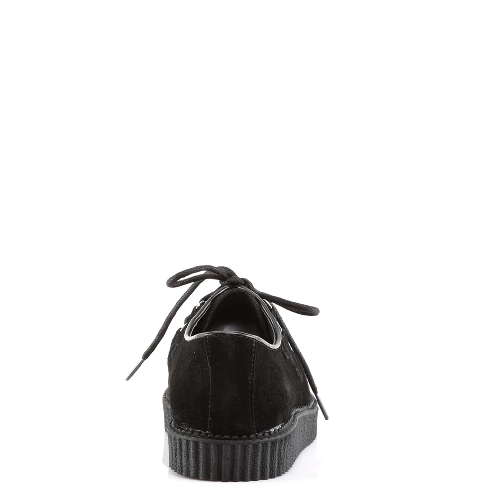 Homme Noir Chaussures Creepers Demonia Creeper-602S - france XZJ-6304395