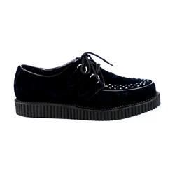 Homme Noir Chaussures Creepers Demonia Creeper-602S - france XZJ-6304395