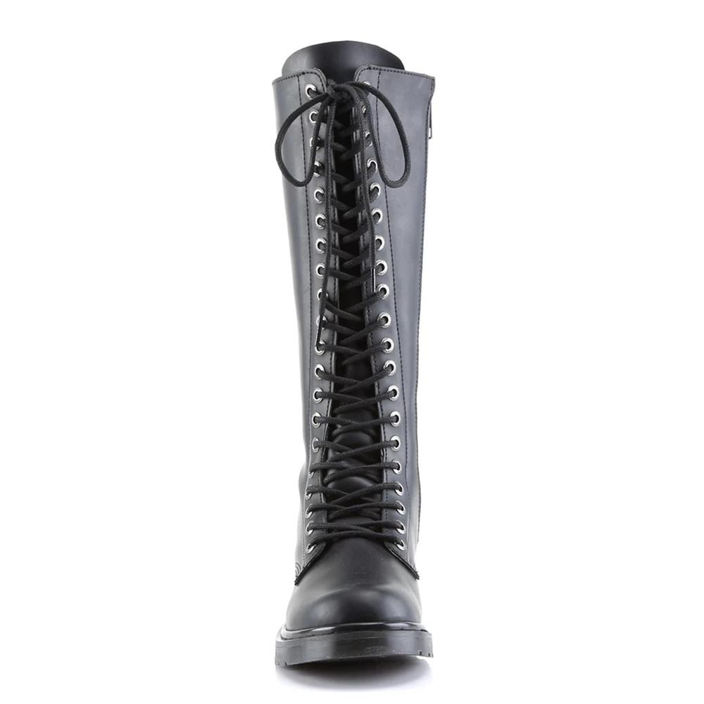 Homme Noir Bottes Hautes Demonia Defiant-400 - france SUL-9493201