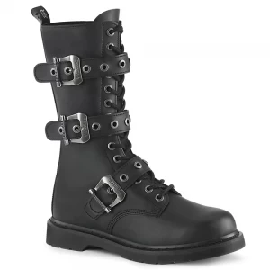 Homme Noir Bottes Hautes Demonia Bolt-330 - france XFL-0568751