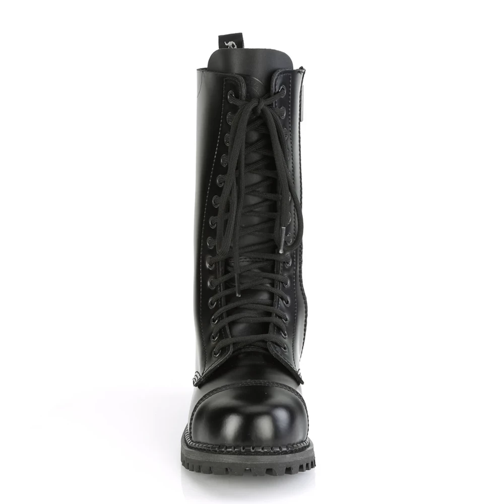 Homme Noir Bottes Hautes Demonia Riot-14 - france CPA-0323382