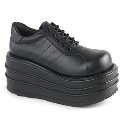 Homme Noir Chaussures Plateforme Demonia Tempo-08 - france VZA-1882024