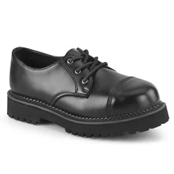 Homme Noir Chaussures Plateforme Demonia Riot-03 - france THF-2357430