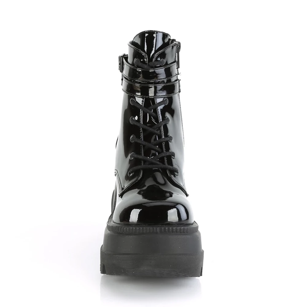 Femme Noir Bottines Demonia Shaker-52 - france MVK-6148234