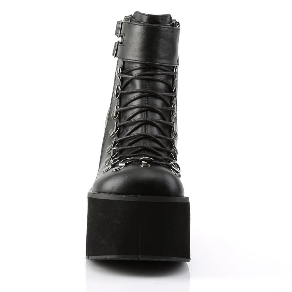 Femme Noir Bottines Demonia Kera-21 - france WAW-8260858