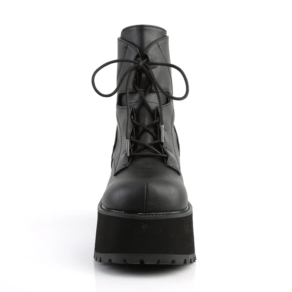 Femme Noir Bottines Demonia Ranger-102 - france YGA-1027674