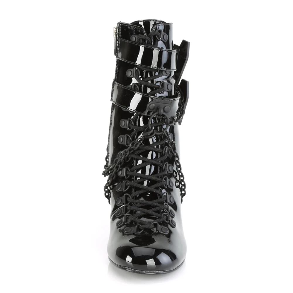 Femme Noir Bottines Demonia Vivika-128 - france FPN-2941937