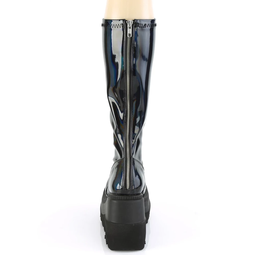 Femme Noir Bottines Demonia Shaker-65 - france KAG-7920210