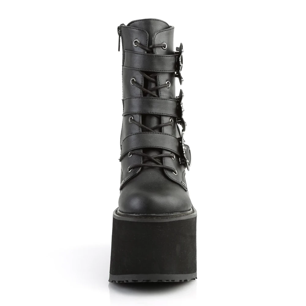 Femme Noir Bottines Demonia Swing-103 - france OQK-3405784