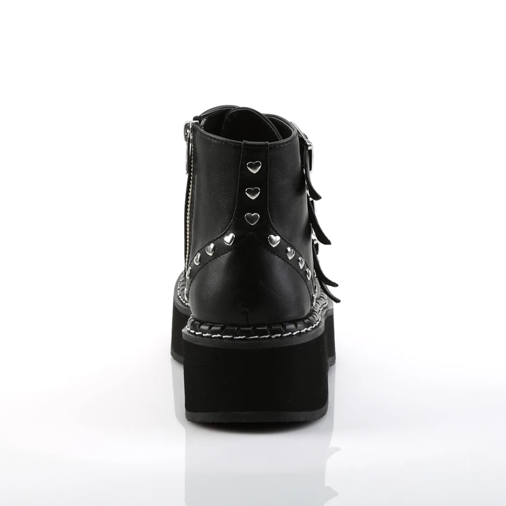 Femme Noir Bottines Demonia Emily-315 - france ZBM-5578553