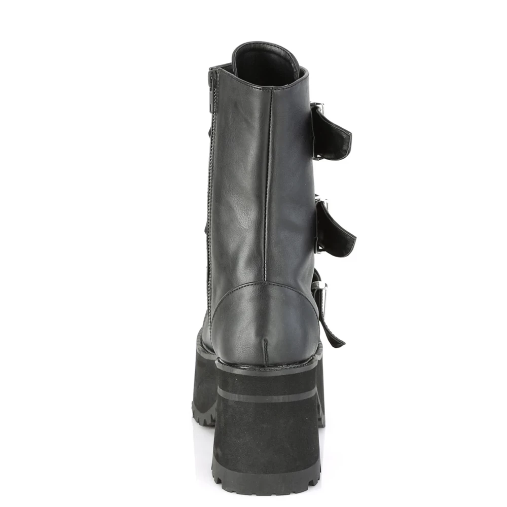 Femme Noir Bottines Demonia Ranger-308 - france ATB-1220951