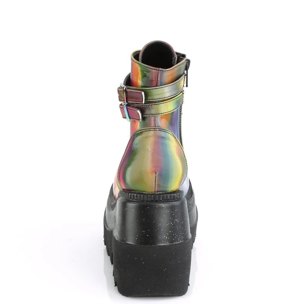 Femme Multicolore Bottines Demonia Shaker-52 - france TMQ-2918610