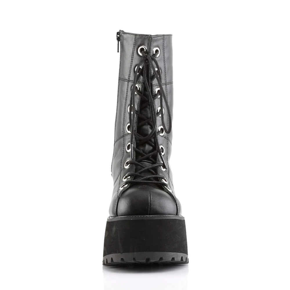 Femme Noir Bottes Hautes Demonia Ranger-301 - france PFF-6876988