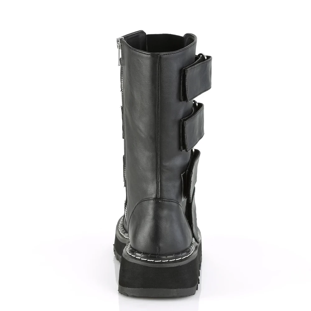 Femme Noir Bottes Hautes Demonia Lilith-211 - france WSW-2263669