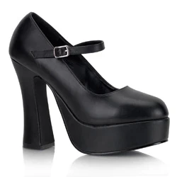 Femme Noir Chaussures Plateforme Demonia Dolly-50 - france TGE-3438203