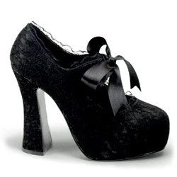 Femme Noir Noir Chaussures Plateforme Demonia Demon-11 - france ZZO-8409306