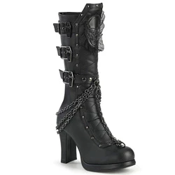 Femme Noir Chaussures Plateforme Demonia Crypto-67 - france NCB-5937164