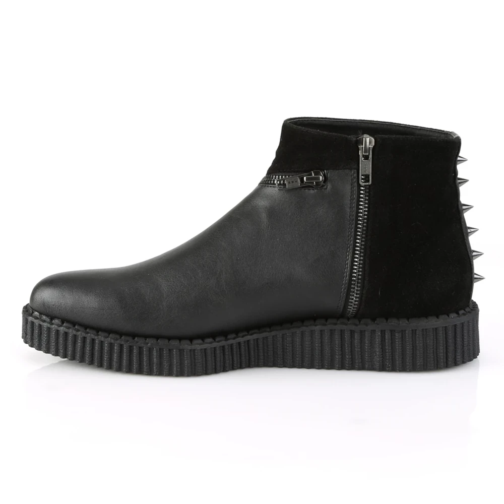 Homme Noir Bottines Demonia V-CREEPER-750 - france FRE-9009113